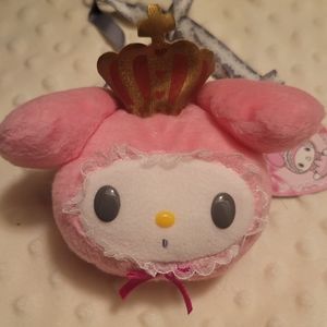 My Melody Plush Coin Purse Necklace lanyard Banpresto Total Girlish Style